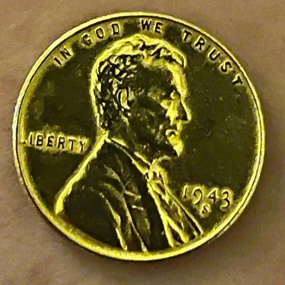 U.S. Mint Other - 3/$12 24k gold plated 1943-s WW2 Lincoln steel cent penny